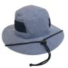Broner Cotton Outdoor Sun Hat with Side Mesh Panels and Floatable Brim, Stone Wash Blue, Small view 1