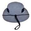 Broner Cotton Outdoor Sun Hat with Side Mesh Panels and Floatable Brim, Stone Wash Blue, Small view 3