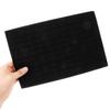 COHEALI 3pcs Slots Pads Mats Black Sponge Selling with Trays Showcase Organizer Holders for Holder Insert Earring Jewelry Tray Rings Ring Display Storage Earrings Foam Necklace Pad view 4