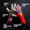 T1TAN Alien Gravity Red 2.0 - Soccer Goalie Gloves - Mixed Cut and 4mm Gecko Grip - Size 6 view 3