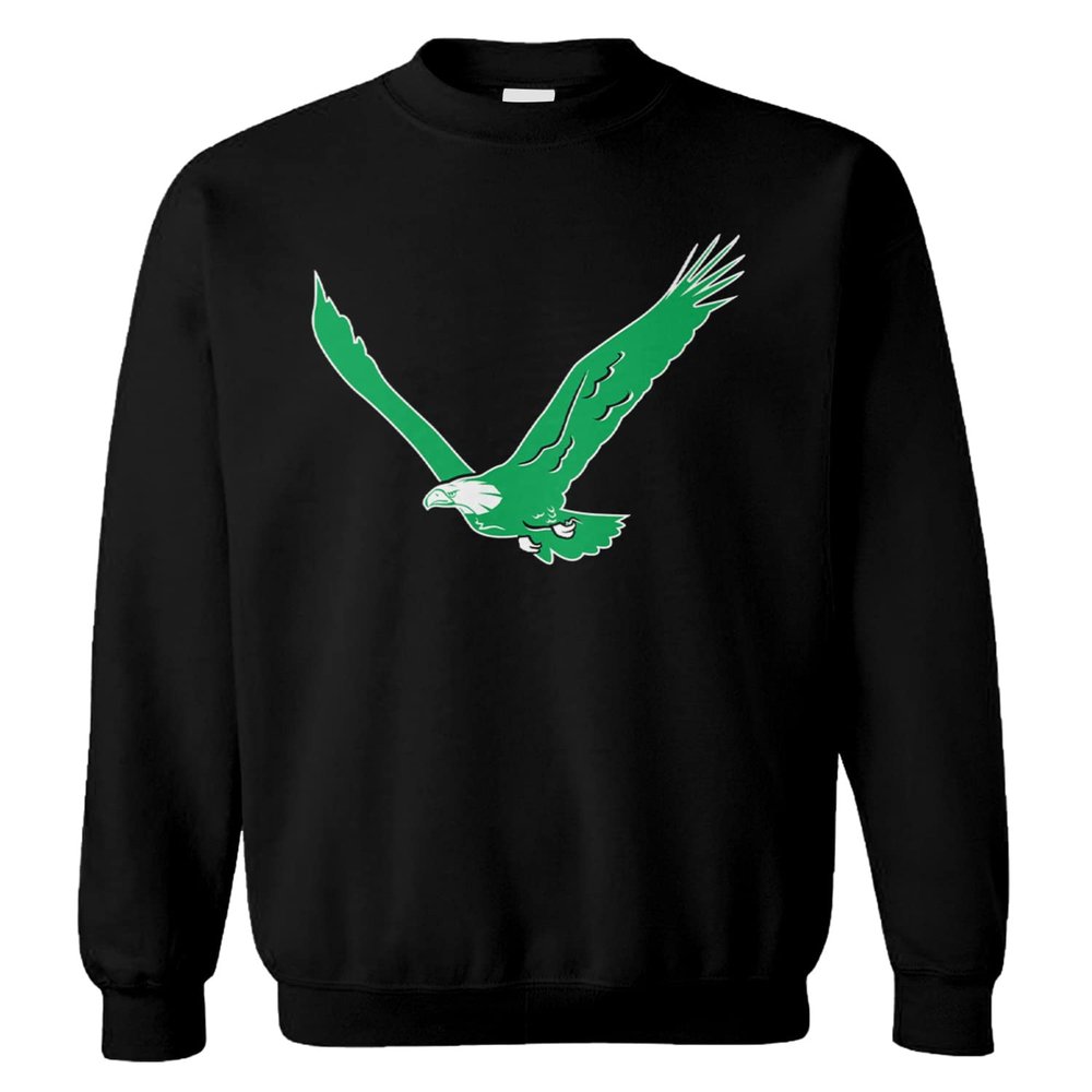 Eagle - Philly Sports Unisex Crewneck Sweatshirt (Black, XX-Large)