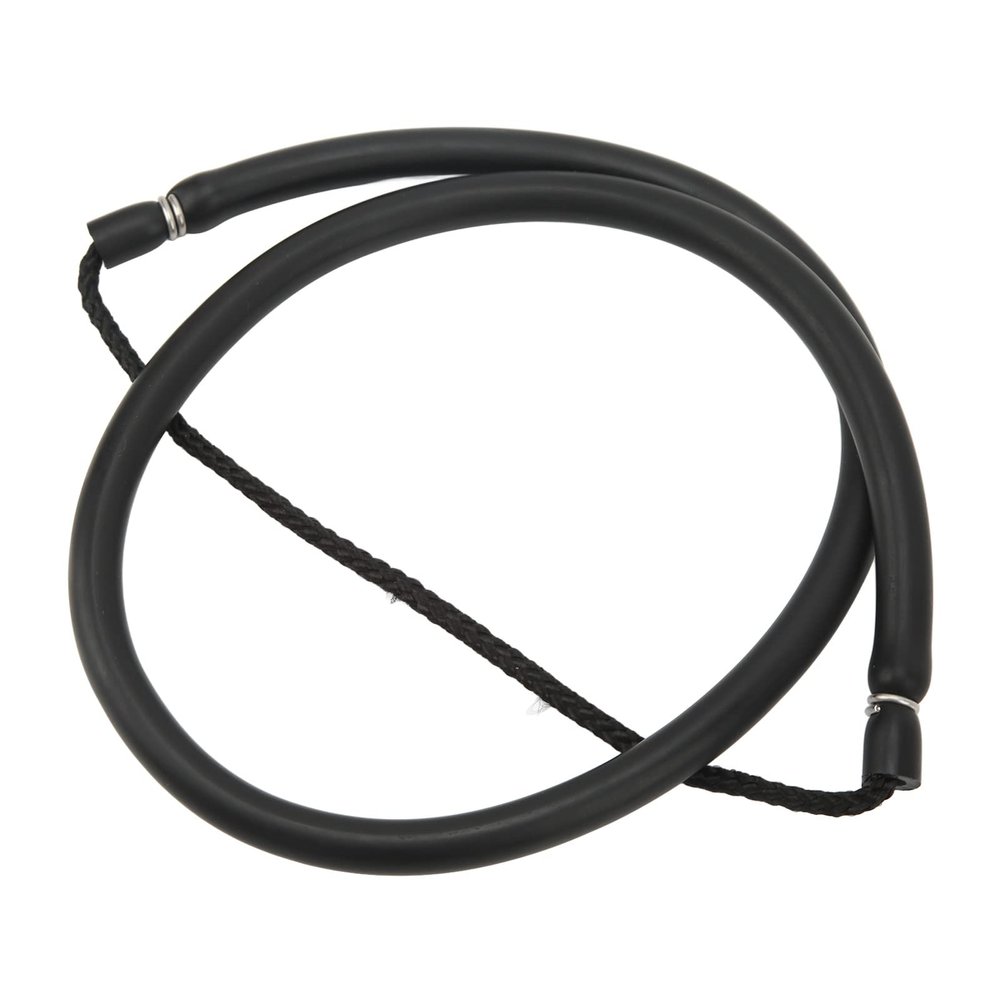 Fishing Spear Band, Easy Installation Soft 5x10mm Shooting Pole Spear Sling for Replacement (Black)
