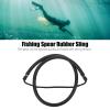 Fishing Spear Band, Easy Installation Soft 5x10mm Shooting Pole Spear Sling for Replacement (Black) view 3