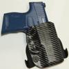 REVKEL Custom Kydex Molded OWB Paddle Holster for Walther PDP 4.5" Barrel. Black Left Hand Draw. Hand Crafted in Texas, USA. view 4