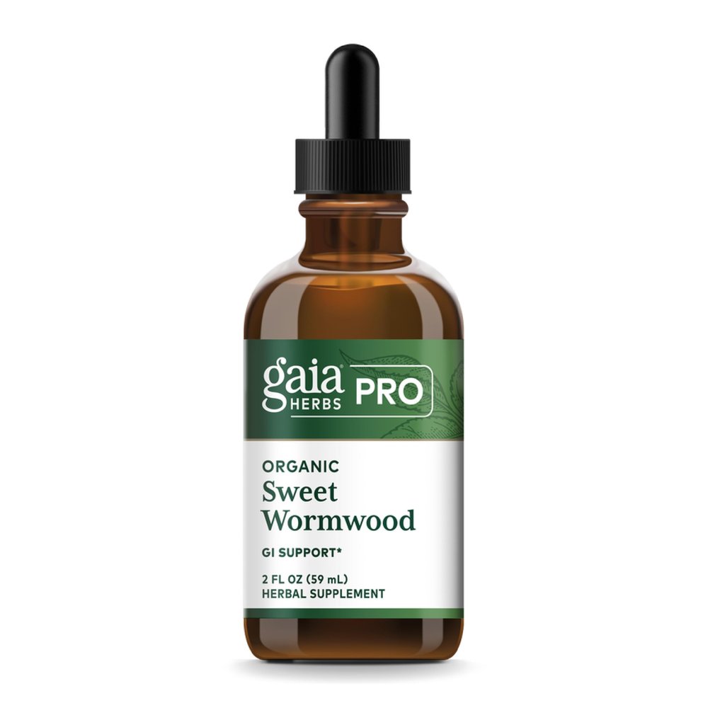 GAIA HERBS PRO Sweet Wormwood - Digestive Health & Elimination Support - Vegan, Gluten-Free & Dairy-Free - 2 fl oz (71 Servings)