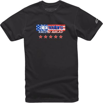 Alpinestars 1213-72610-10-M: Usa Again Tee Black Md