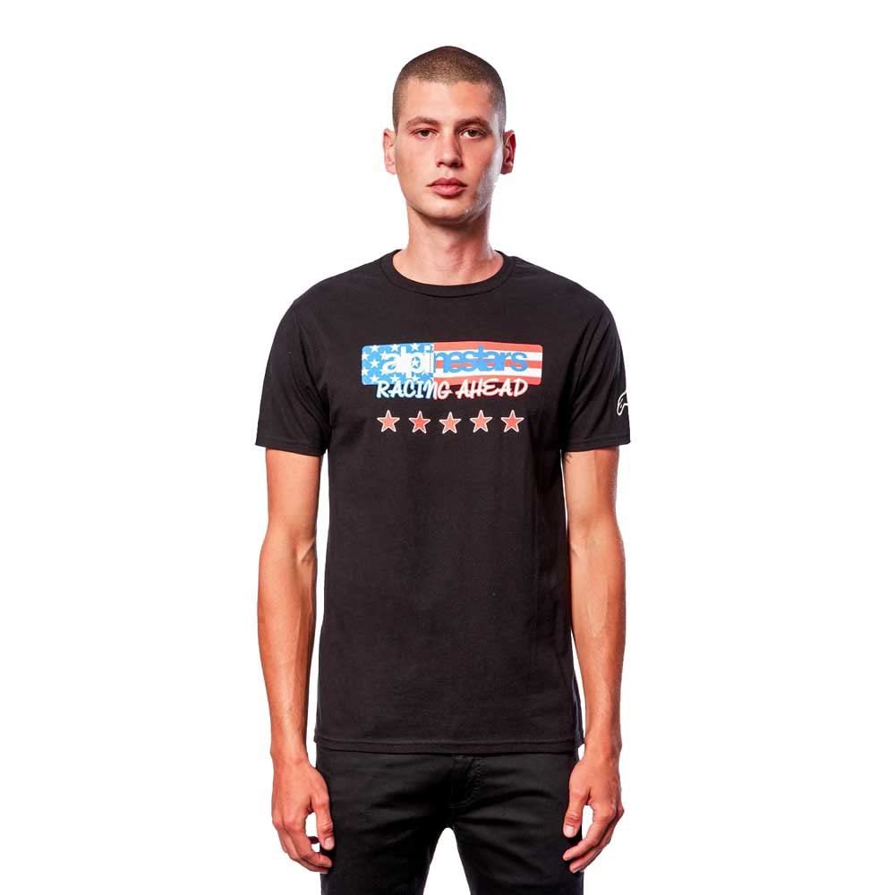 Alpinestars 1213-72610-10-L: Usa Again Tee Black Lg
