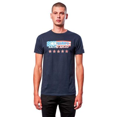 Alpinestars 1213-72610-70-XXL: Usa Again Tee Navy 2X
