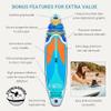 RAVE Sports Kota Series Inflatable Stand Up Paddle Boards 10 ft 6 in with Premium SUP Paddle Board Accessories, Stable Design, Non-Slip Comfort Deck for Youth & Adults view 4