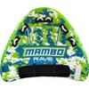 RAVE Sports Mambo Navy Inflatable Boat Towable Tube, 1-3 Riders, Wing Shape for Fast Rides, Durable Cover, Foam-Filled Reinforced Handles, Quick Connect Tow Point, Holds 510 lbs view 1
