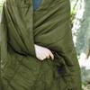 Kijaro Native Camp Quilt | Printed Outdoor Camping Blanket | 55" x 79" | Hawksbill Crag Green, 1-Person view 3
