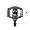 Crankbrothers Mallet Trail Mountain Bike Pedals - Black/Black Spring - MTB Enduro XC Trail Optimized Platform - Clip-in System Pair of Bicycle Mountain Bike Pedals (Cleats Included) view 2