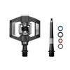 Crankbrothers Mallet Trail Mountain Bike Pedals - Black/Black Spring - MTB Enduro XC Trail Optimized Platform - Clip-in System Pair of Bicycle Mountain Bike Pedals (Cleats Included) view 4