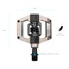 Crankbrothers Mallet Trail Mountain Bike Pedals - Champagne/Black Spring - MTB Enduro XC Trail Optimized Platform - Clip-in System Pair of Bicycle Mountain Bike Pedals (Cleats Included) view 2
