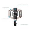 Crankbrothers Mallet Trail Mountain Bike Pedals - Champagne/Black Spring - MTB Enduro XC Trail Optimized Platform - Clip-in System Pair of Bicycle Mountain Bike Pedals (Cleats Included) view 3