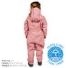 JAN & JUL Girls' Waterproof Rain Suit, Breathable One Piece Coveralls for Kids (Prairie Flowers, Size 5T) view 2