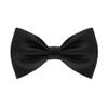 NEOVAT Black Bowtie for Men, Children, women's bow tie, graduation, party, graduation party, wedding, bridesmaid,Tuxedo.(Medium) view 1