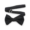 NEOVAT Black Bowtie for Men, Children, women's bow tie, graduation, party, graduation party, wedding, bridesmaid,Tuxedo.(Medium) view 2