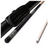 Pool Cue Billiard Stick Cue Tips 57" 19Oz Pool Club Lightweight Durable, 12.75Mm Tip, Well Made, Fully Balanced, Premium Pool Club with Steel Joint EIIDJFF 230202(Color:A) view 1