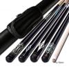 Pool Cue Billiard Stick Cue Tips 57" 19Oz Pool Club Lightweight Durable, 12.75Mm Tip, Well Made, Fully Balanced, Premium Pool Club with Steel Joint EIIDJFF 230202(Color:A) view 2