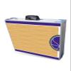 8-Foot Professional Beer Pong Table w/LED Lights - Utah Basketball Court view 2