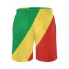 Congo Flag Men's Summer Swim Trunks Quick Dry Surf Beach Trunks Swimsuit Shorts with Mesh Lining view 2
