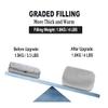 Sleeping Cot Pads with Elastic Straps Portable for Outdoor & Hiking, Cotton Soft Extra Thick Camping Cot Pad,Waterproof - Grey & Blue view 4