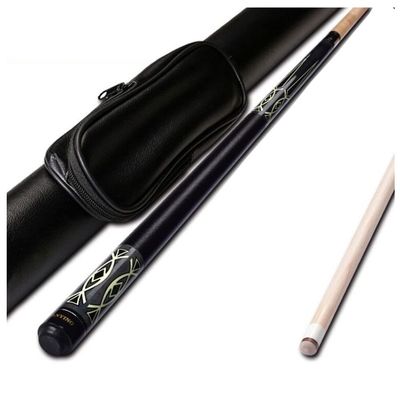 Pool Cue Billiard Stick Cue Tips 12.75mm Head Desk 1/2 Link Handmade Pool Cue, Bar or Home Men's and Women's Pool Cue, Easy Grip, Instant Burst EIIDJFF 230202(Color:A)