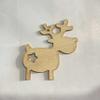 Wokire Wooden Elk Deer Shape view 1
