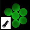 Aolowewin 6X Glow in The Dark Golf Balls, Fluorescent Luminous Balls, Night Practice Golf Ball, Inner no LED, Light Up for 20-30 Minutes, with 1x UV Flashlight (7) view 1