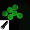 Aolowewin 6X Glow in The Dark Golf Balls, Fluorescent Luminous Balls, Night Practice Golf Ball, Inner no LED, Light Up for 20-30 Minutes, with 1x UV Flashlight (7) view 2