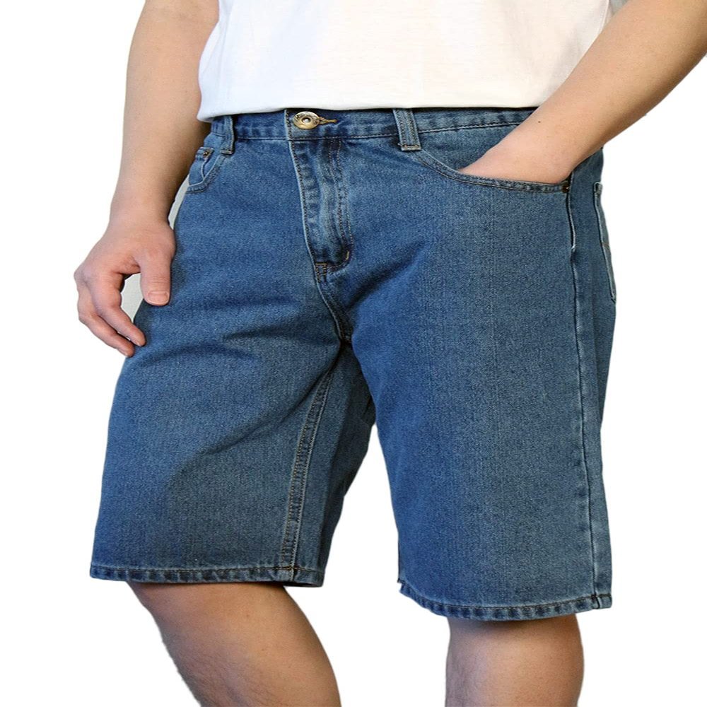 AIRNINE Men's Regular Fit Denim Shorts (30 to 50) (DK Blue_998S, 46)