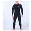 bestgift Thickened Diving Suit 5mm Fleece Lining Warm Split Diving Suit Surfing Wetsuit Jacket Black 5mm M view 2