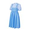 LVLING Womens Oz Dorothy Costume Blue Checked Dress With Hair Bows (Medium) view 3