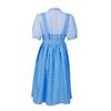 LVLING Womens Oz Dorothy Costume Blue Checked Dress With Hair Bows (Medium) view 4