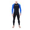 bestgift Diving Suit Men and Women Thin Section Quick-Drying Swimsuit one-Piece surf Sun Protection Blue 2XL view 1