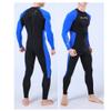 bestgift Diving Suit Men and Women Thin Section Quick-Drying Swimsuit one-Piece surf Sun Protection Blue 2XL view 3