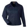 Harriton Ladies' Advantage IL Long-Sleeve Workshirt Dark Navy view 1
