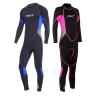 Jueshanzj Warm Thick Swimsuit Diving Suit Zipper Surfing 3mm Wetsuit one-Piece Couple Models Long-Sleeved Long Pants Blue 3mm XS view 2