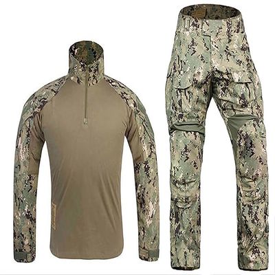 EMERSONGEAR Gen3 Uniform,Military Painball Suit,Army Airsoft Combat BDU Pants Shirts with Knee Pads (AOR2, Medium)