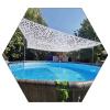 Xrdbfd Camo Net Sunscreen, White Camouflage Shade Netting, for Military Decoration, Outdoor Hunting, Camping, 1.5x2/3x4/5x6m Reinforced Camouflage Net,White-2x6m(6.6 * 19.7ft) view 1
