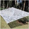 Xrdbfd Camo Net Sunscreen, White Camouflage Shade Netting, for Military Decoration, Outdoor Hunting, Camping, 1.5x2/3x4/5x6m Reinforced Camouflage Net,White-2x6m(6.6 * 19.7ft) view 2