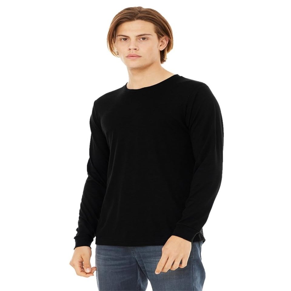 BELLA+CANVAS  Unisex Jersey Long Sleeve Tee. BC3501 - [Canvas Red]
