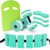 Water Aerobics Set, 5Pcs Water Weight, Pool Exercise Dumbbell Kickboard Set view 1