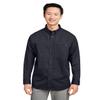 Harriton Men's Advantage IL Long-Sleeve Workshirt Dark Charcoal view 1