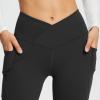 tuduoms Women's Bootcut Yoga Pants Workout High Waist Flare Yoga Leggings Sunflower Print Wide Leg Pants Lounge Bell Bottom Dress Pants Tummy Control Leggings view 4
