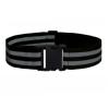 Reflective Belt 2 Pcs PT Belt Reflective Running Gear for Men and Women Elastic Reflective Sash Perfect for Running Cycling Walking Marathon Military Black 5cm view 1