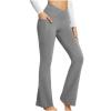 tuduoms Women's Bootcut Yoga Pants Workout High Waist Flare Yoga Leggings Sunflower Print Wide Leg Pants Lounge Bell Bottom Dress Pants Tummy Control Leggings view 1