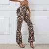 tuduoms Women's Bootcut Yoga Pants Workout High Waist Flare Yoga Leggings Sunflower Print Wide Leg Pants Lounge Bell Bottom Dress Pants Tummy Control Leggings view 2