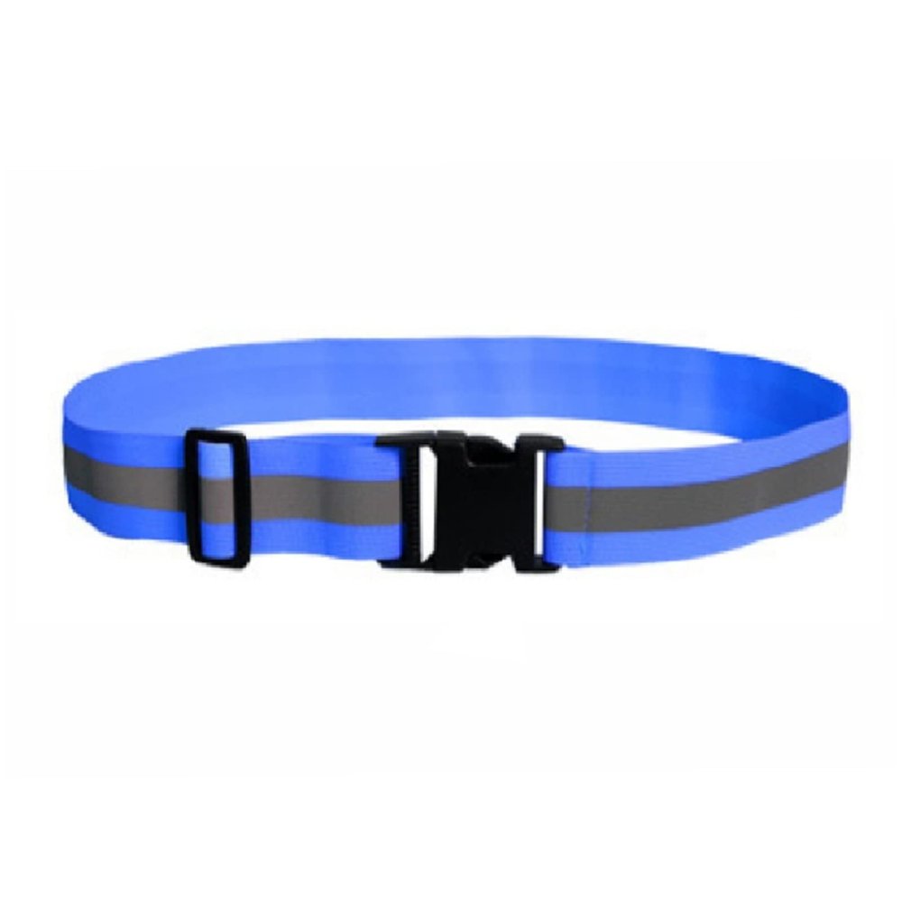 Cicilin Reflective Belt 2 Pcs PT Belt Reflective Running Gear for Men and Women Elastic Reflective Sash Perfect for Running Cycling Walking Marathon Military Blue 4cm